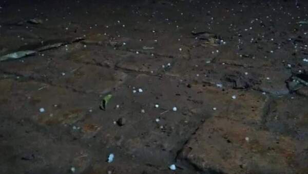 Graupel cayó otra vez en zona de Itapúa durante madrugada, según reportes