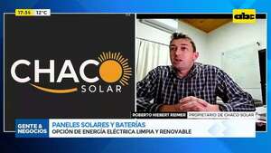 Paneles solares y baterías: opción de energía eléctrica limpia y renovable  - Gente & Negocios - ABC Color