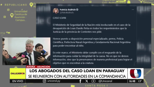 "Fue muy nutritiva esta reunión con el comandante de la Policía", aseguró Burlando por caso Loan - Unicanal