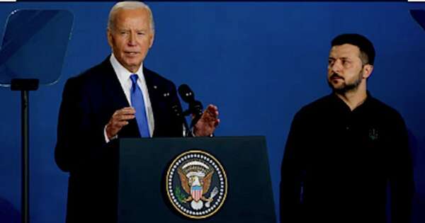 La Nación / Otra de Biden: llamó Putin a Zelenski en conferencia
