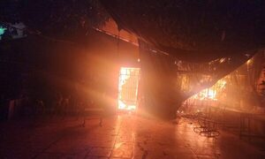 Vivienda se incendia en CDE