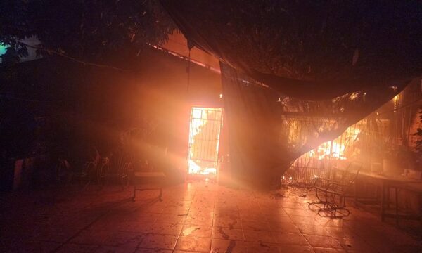 Vivienda se incendia en CDE