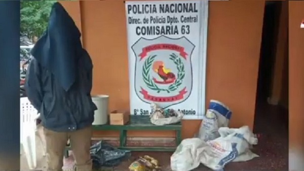Detienen a ladrón "especializado" en medidores de agua - Noticias Paraguay