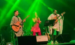 [VIDEO] ¡Qué purete! Sandra Mihanovich cantó en guaraní