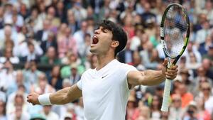 Alcaraz dibuja su segunda final de Wimbledon