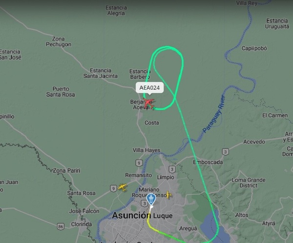 Avión de AirEuropa tuvo inconvenientes a la salida de Luque