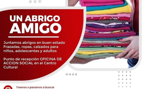 Realizan colecta de abrigos en Santa Rita