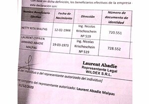ANDE compra bono ambiental de una persona con cédula falsa | DIARIO PRIMERA PLANA