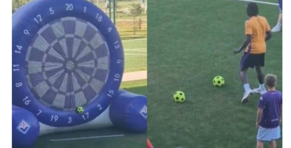 [VIDEO] ¡”Tragame tierra”! ¡Mirána lo que fue la presentación de Moise Kean en la Fiorentina!