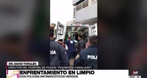 Policía en estado delicado tras ser herido en la cabeza en procedimiento en Limpio - Megacadena - Diario Digital