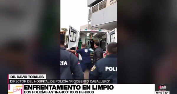 Policía en estado delicado tras ser herido en la cabeza en procedimiento en Limpio - Megacadena - Diario Digital