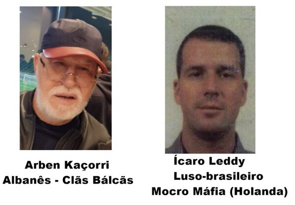 Se difundió la foto de los dos narcos detenidos la semana pasada en Portugal