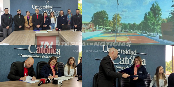 UCI ENTREGÓ ANTEPROYECTO ARQUITECTÓNICO A LA MUNICIPALIDAD DE CAMBYRETÁ - Itapúa Noticias
