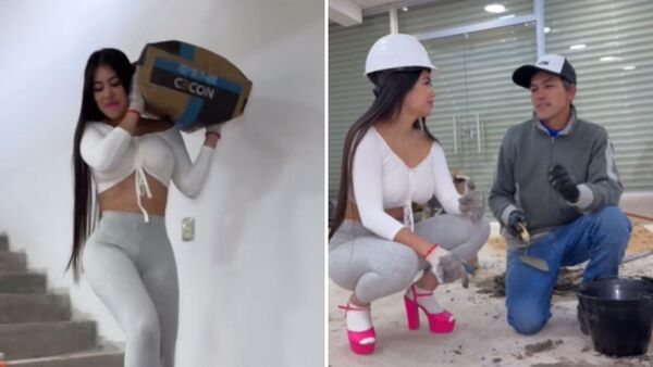 Laurys Dyva anunció una llamativa competencia de albañiles