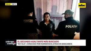 Video: así detuvieron al segundo asaltante más buscado del Paraguay - Crimen y castigo - ABC Color