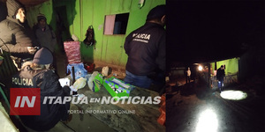 ALLANARON VIVIENDAS EN PROSECUCIÓN A ROBOS EN ALTO VERÁ Y NATALIO - Itapúa Noticias