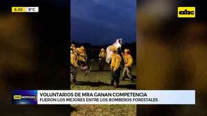 Video: Bomberos Voluntarios de Roque Alonso ganan competencia - ABC Noticias - ABC Color