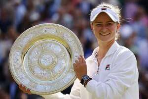 Barbora Krejcikova, campeona de Wimbledon por primera vez - Tenis - ABC Color