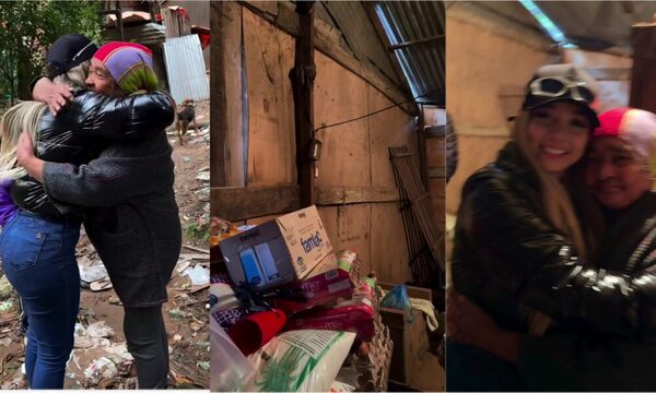 [VIDEO] ¡Marilina y su gran gesto solidario con una pobre doña!