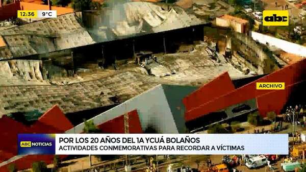 Video: actividades conmemorativas por los 20 años del 1A Ycuá Bolaños - ABC Noticias - ABC Color