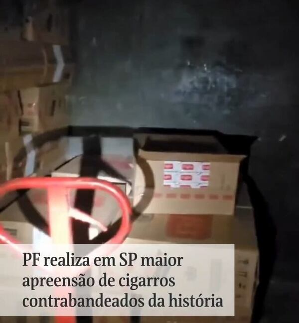 Policías Federal y Militar de San Pablo incautan 12 millones de paquetes de cigarrillos de contrabando - Mundo - ABC Color