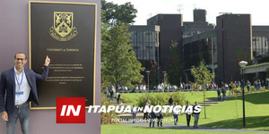 SECRETARIO DEPARTAMENTAL DE PLANIFICACIÓN PRESENTÓ SU INVESTIGACIÓN EN IRLANDA - Itapúa Noticias