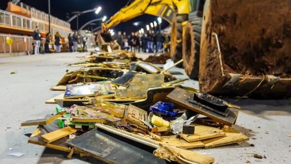 Destruyen casi 100 máquinas tragamonedas en Encarnación