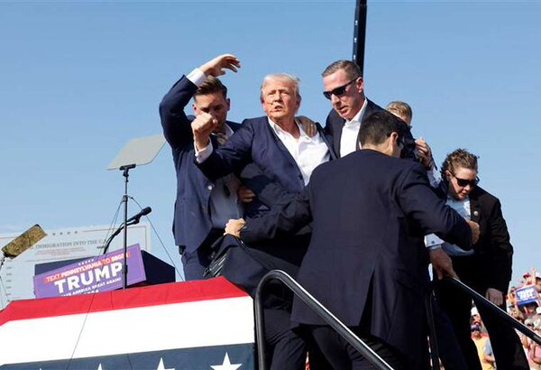 El presunto autor de los disparos en mitin de Trump, y un participante, muertos