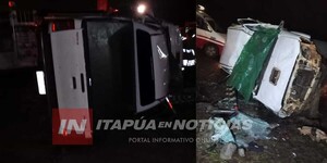 CONDUCTOR DE CAMIONETA MUERE TRAS VUELCO SOBRE LA RUTA PY06 - Itapúa Noticias