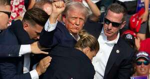 La Nación / Donald Trump: “Una bala me perforó la oreja”