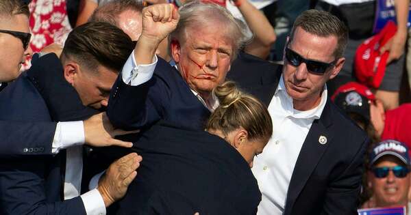 La Nación / Donald Trump: “Una bala me perforó la oreja”