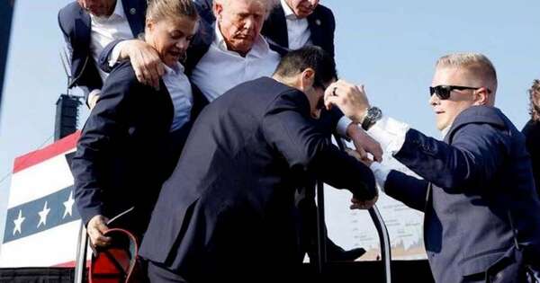 La Nación / Atentado contra Trump: reportan muertos y candidato está “ a salvo”