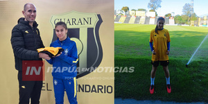 JOVEN PROMESA ENCARNACENA SE UNIÓ A LAS FILAS DEL CLUB GUARANÍ - Itapúa Noticias