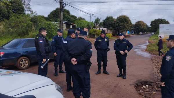Gavilla se resiste a tiros, evade patrulleras y logra huir en Ciudad del Este