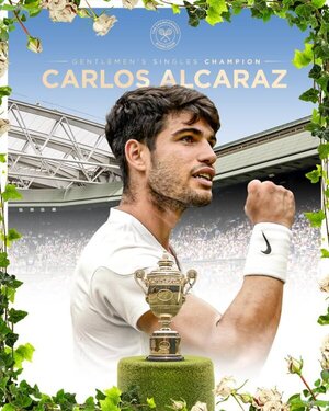 Alcaraz gana su segundo título de Wimbledon tras derrotar a Djokovic