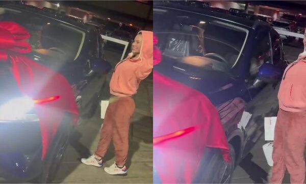 [VIDEO] Cuerona ligó camionetaza de regalo: “Es para ir a visitarle a mi amorcito”