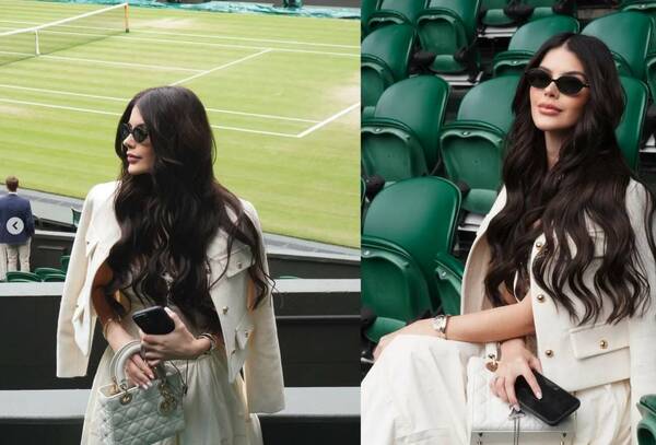 Ma’omeno: Modelo paraguaya estuvo en la final de Wimbledon donde desfilaron estrellas