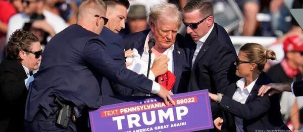 Donald Trump: "Me dispararon" en la oreja derecha - San Lorenzo Hoy