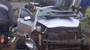 Un niño de 7 años muere tras vuelco de vehículo en Caaguazú