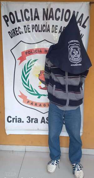 Capturan a un hombre con drogas en pleno microcentro de Asunción - Policiales - ABC Color