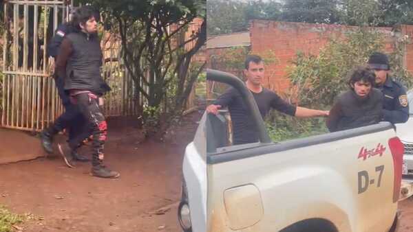 Sorprenden a presunto ladrón intentando hurtar en una vivienda en Arroyo Porá