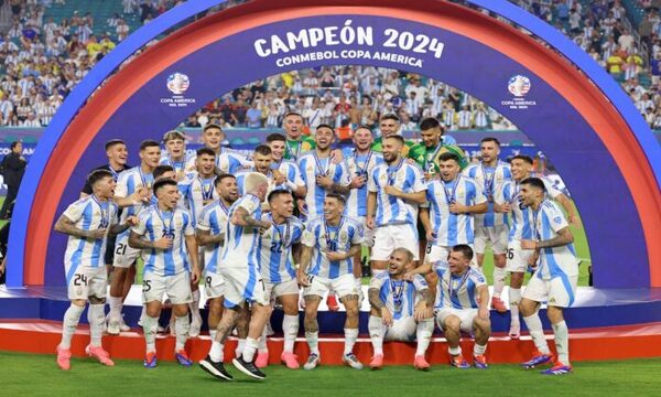 ARGENTINA VENCE A COLOMBIA Y ES BI CAMPEÓN DE AMÉRICA - Itapúa Noticias
