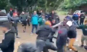 El pan de cada finde: partido de liga de Emboscada terminó a los tongos