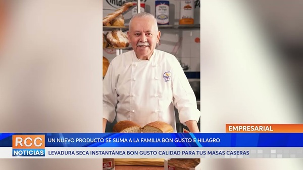 Video: Bon Gusto presentó levadura seca instantánea