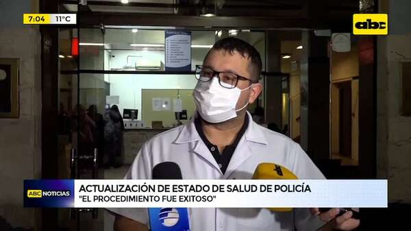 Video: Actualización de estado de salud del policía - ABC Noticias - ABC Color