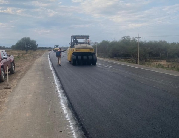 Finaliza asfaltado del primer tramo de la Ruta de la Leche - ADN Digital