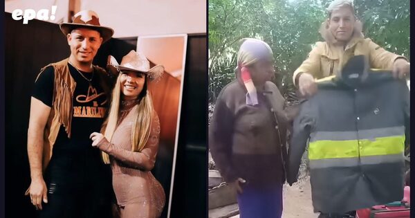 Joven sigue los pasos de Marilina y dona abrigos a doña Mercedes