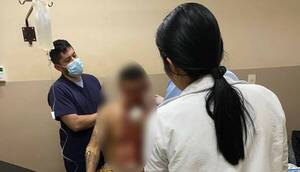 Discusión familiar opa a machetazos: uno quedó todo machucado y otro en la mira de la policial