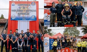 Bomberos de Coronel Oviedo se destacaron en Competencia Bomberil Regional – Prensa 5