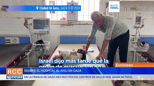 Video: Reabre el hospital Al-Ahli en Gaza y Estados Unidos cierra su muelle flotante